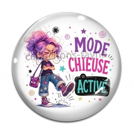 Cabochon Verre - mode chieuse activé