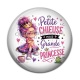 Cabochon Résine - petite chieuse mais grande princesse