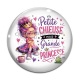 Cabochon Verre - petite chieuse mais grande princesse