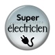 Cabochon Résine - super électricien