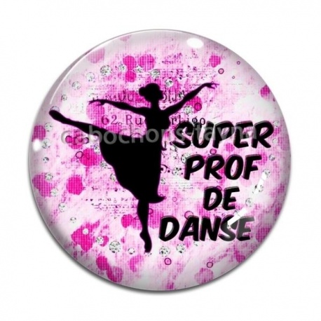 Cabochon Verre - super prof de danse