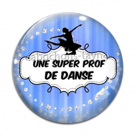 Cabochon Verre - une super prof de danse
