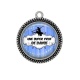 Pendentif Cabochon Argent - une super prof de danse