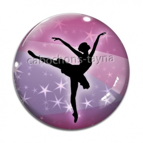 Cabochon Verre - danseuse