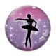 Cabochon Verre - danseuse