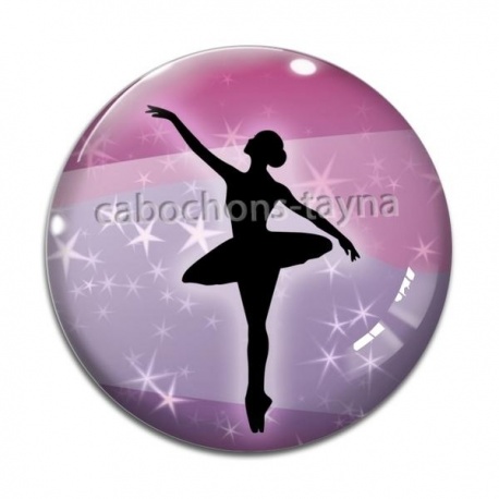 Cabochon Verre - danseuse