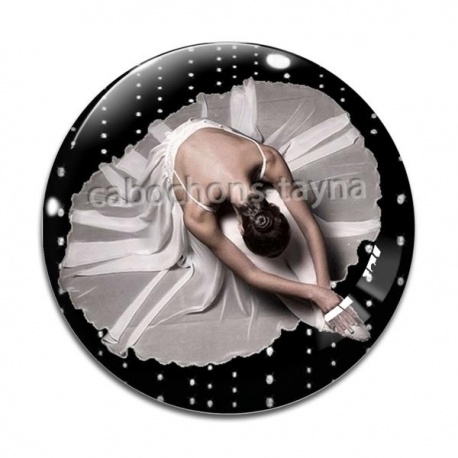 Cabochon Verre - danseuse
