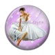 Cabochon Résine - danseuse