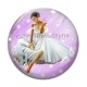 Cabochon Verre - danseuse