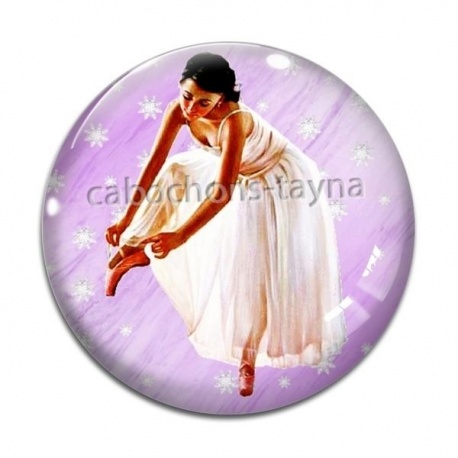 Cabochon Verre - danseuse