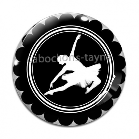 Cabochon Verre - danseuse