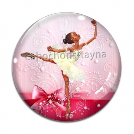 Cabochon Verre - danseuse