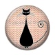 Cabochon Résine - chat 