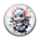Cabochon Résine - souris
