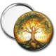 Miroir de poche - arbre de vie
