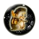 Cabochon Verre -  hérisson