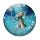 Cabochon Verre - souris
