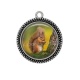 Pendentif Cabochon Argent - écureuil