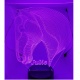 Lampe Cheval – lampe veilleuse personnalisable prénom, Made in France