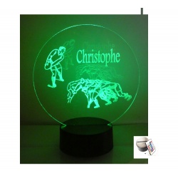 Lampe Cheval – lampe veilleuse personnalisable prénom, Made in France