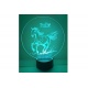 Lampe Cheval – lampe veilleuse personnalisable prénom, Made in France