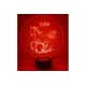 Lampe Cheval – lampe veilleuse personnalisable prénom, Made in France