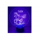 Lampe Cheval – lampe veilleuse personnalisable prénom, Made in France