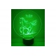 Lampe Cheval – lampe veilleuse personnalisable prénom, Made in France