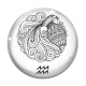Cabochon Verre - signe astrologie