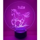 Lampe Cheval – lampe veilleuse personnalisable prénom, Made in France