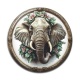 Cabochon Résine - éléphant