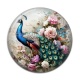 Cabochon Résine - paon