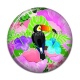 Cabochon Résine - toucan