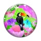 Cabochon Verre - toucan