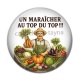 Cabochon Résine - un maraîcher au top du top