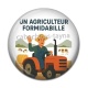 Cabochon Résine - un agriculteur formidable