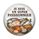 Cabochon Résine - je suis un super poissonnier
