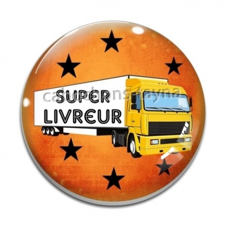 Cabochon Verre - super livreur