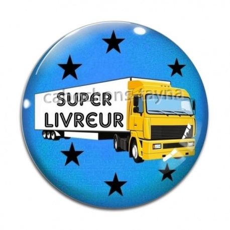 Cabochon Verre - super livreur