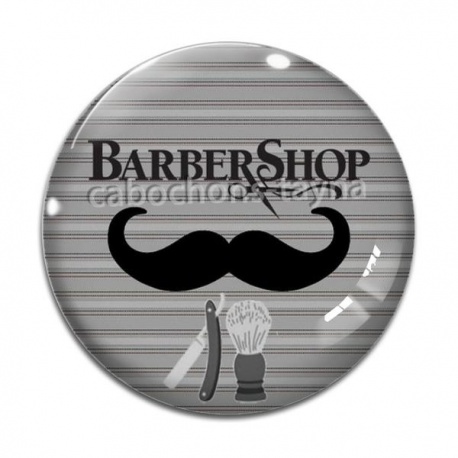 Cabochon Verre - barberShop