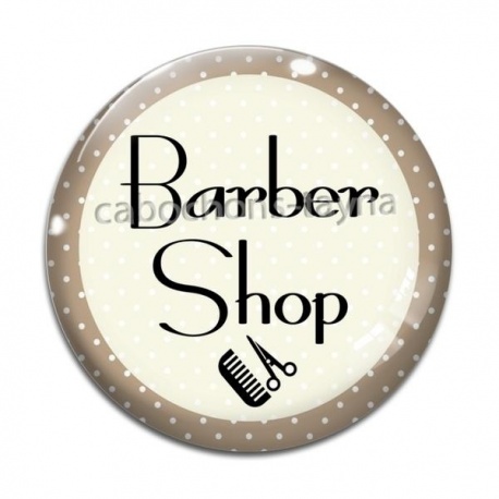 Cabochon Verre - Barber Shop