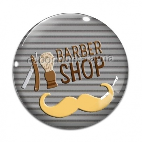 Cabochon Verre - Barber Shop