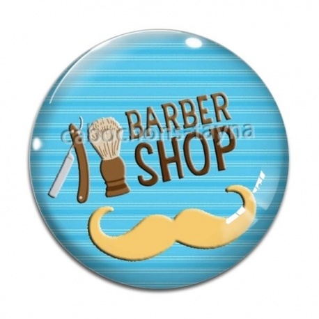 Cabochon Verre - Barber Shop