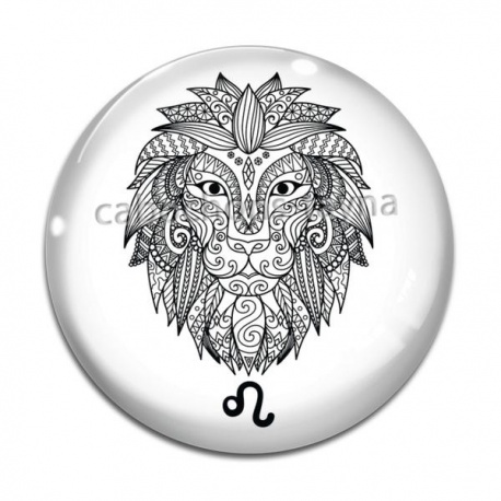 Cabochon Verre - signe astrologie