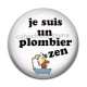 Cabochon Résine - je suis un plombier zen