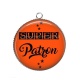 Pendentif Cabochon Argent - super patron