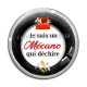 Cabochon Verre - je suis un mécano qui déchire