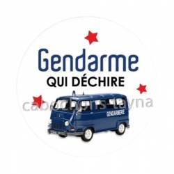 gendarme qui déchire