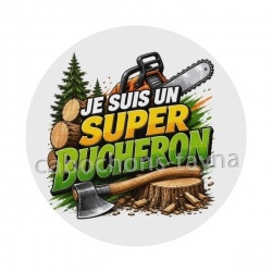 je suis un super bucheron