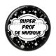 Cabochon Résine - super prof de musique